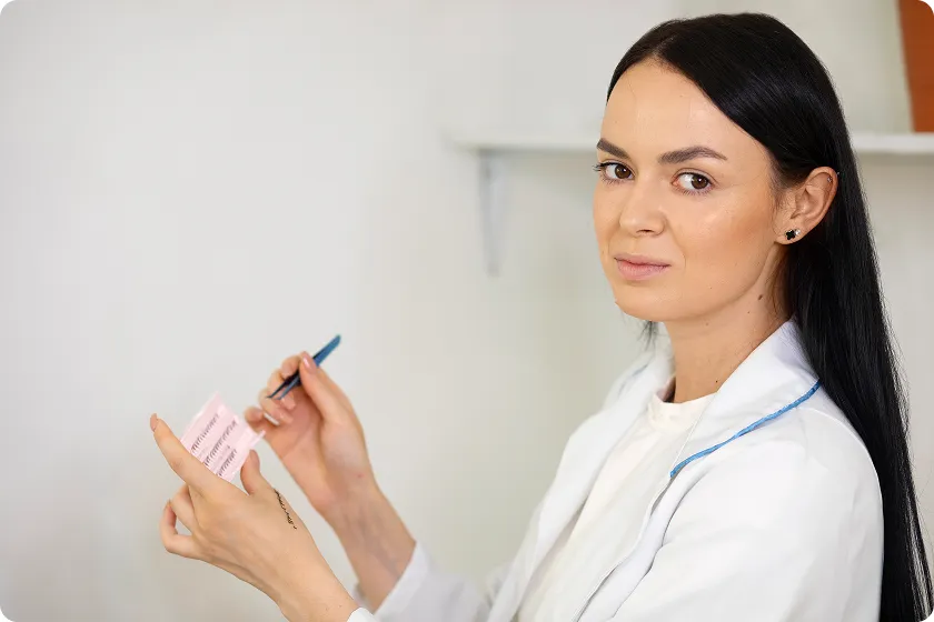 Different forms of birth control including male condoms and diaphragm for non-hormonal use.
