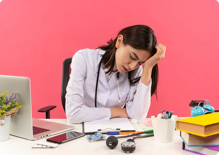 Resting woman managing Mounjaro fatigue and possible tirzepatide dehydration symptoms.