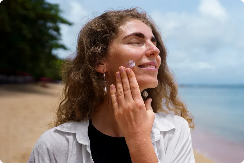 Using a gentle exfoliant to smooth and brighten oily, sensitive skin.